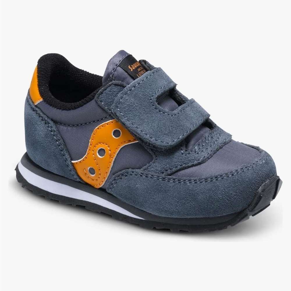 Saucony Blue and Orange Sneakers with Velcro Closure, Toddler Sz 6M. Brand new!